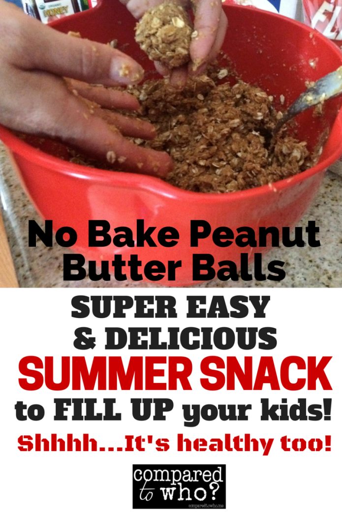 easy peanut butter energy ball healthy snack for kids