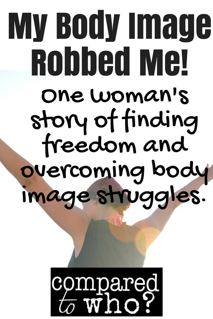 Great Christian testimony of woman who struggled with body image from elementary school on and is now overcoming it! Compared to Who?