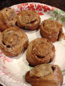 I made these beautiful cinnamon rolls a few Christmas' ago. Lovely, eh? Pinterest fail.