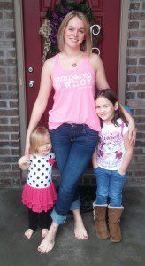 Amanda and daughters