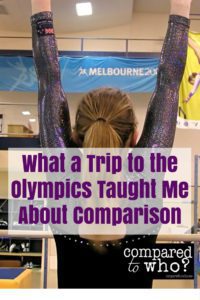 trip to Olympics taught me about comparison