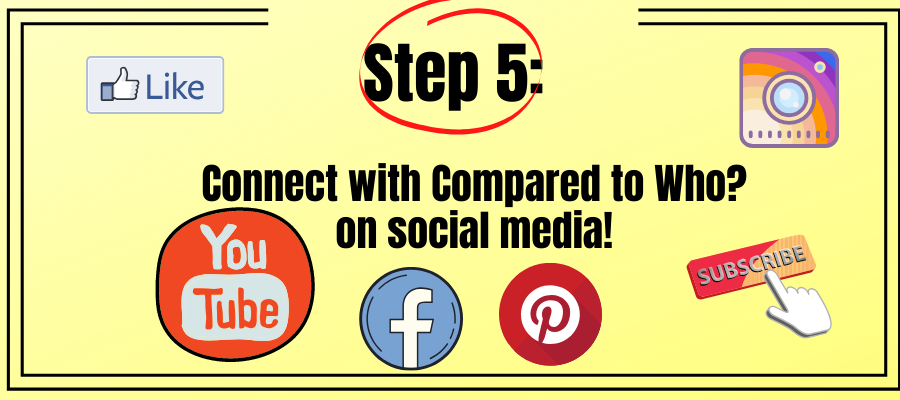 connect with Compared to who on social media