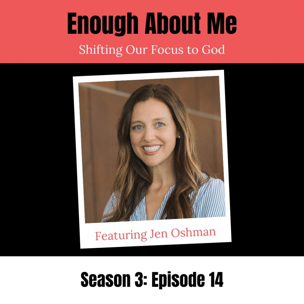 enough about me: shifting our focus to god