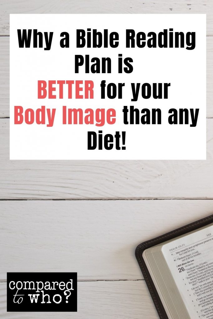 Bible reading plan better than a diet for body image