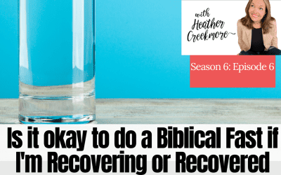 is it okay to fast if recovering from eating disorder